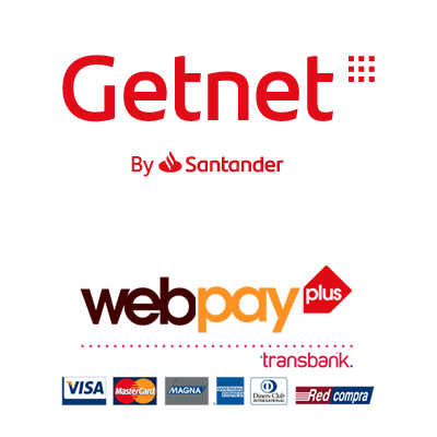 Medios de pago disponibles: Getnet y Webpay